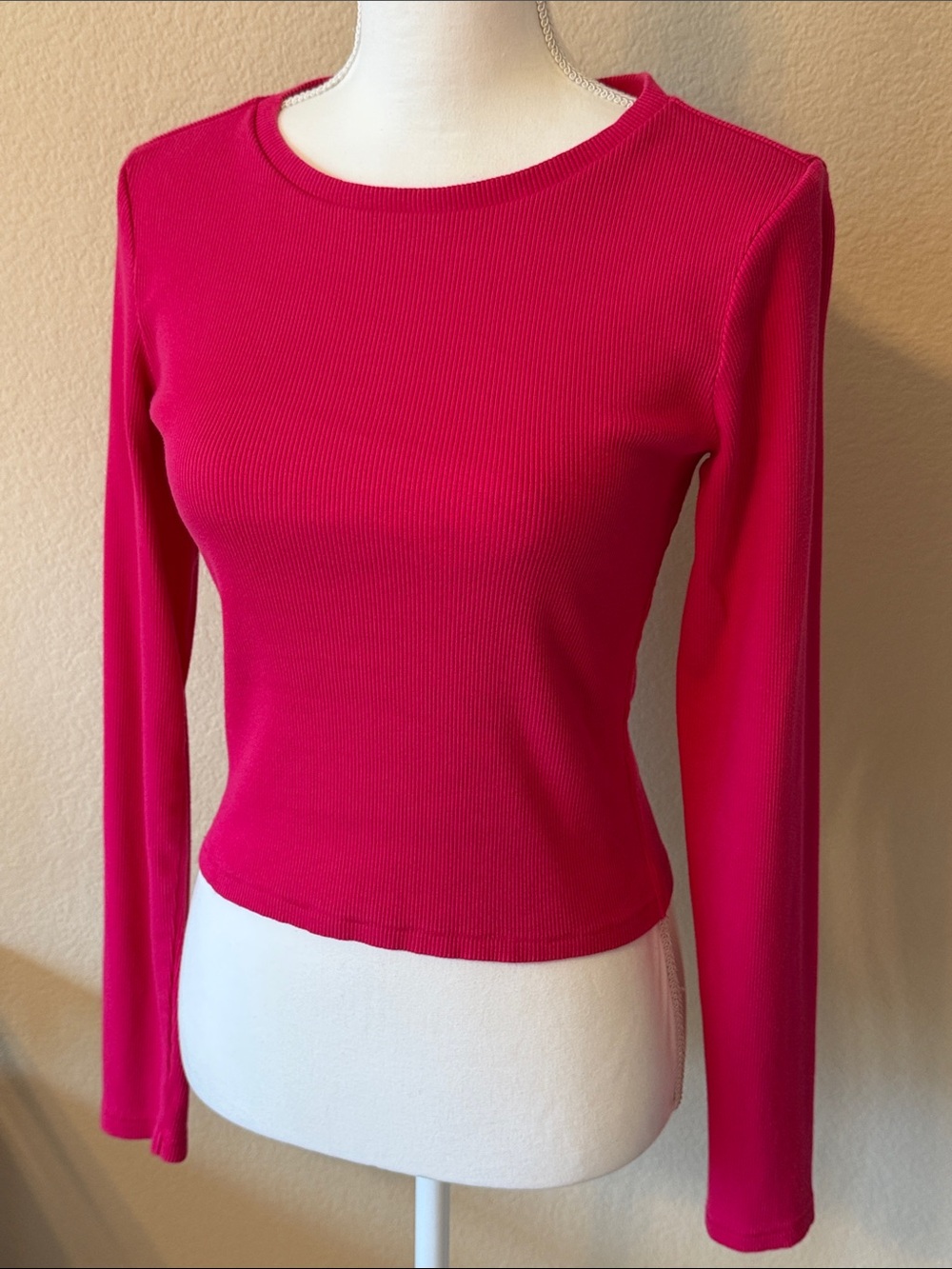 Universal Thread Rib Long Sleeve Tee - Picture 5 of 9